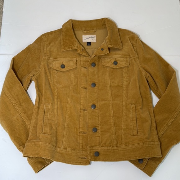 Universal Thread Corduroy Mustard Jacket - Picture 3 of 8